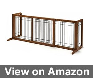 Richell Wood Freestanding Pet Gate Review